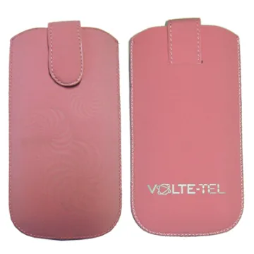 VOLTE-TEL ΘΗΚΗ IPHONE 4S/L ΟΡΙΖΟΝΤΙΑ ΔΕΡΜΑΤΝΗ SOFT DUAL CLIP BLACK