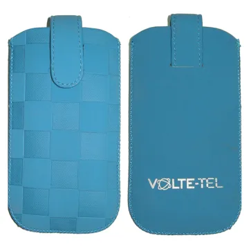 VOLTE-TEL ΘΗΚΗ ΠΟΥΓΚΙ SLIM CASE FABRIC CUBE V1604 BLUE ML