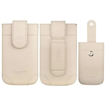 BUGATTI ΘΗΚΗ ΠΟΥΓΚΙ SLIM CASE LEATHER LONDON IVORY XL