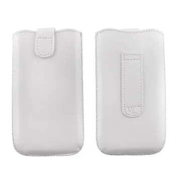 VOLTE-TEL ΘΗΚΗ ΠΟΥΓΚΙ SOFTCASE LEATHER MAGNET LOOP WHITE XL