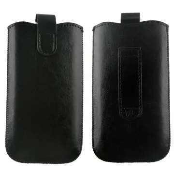 VOLTE-TEL ΘΗΚΗ ΠΟΥΓΚΙ SOFTCASE LEATHER MAGNET LOOP BLACK XXL