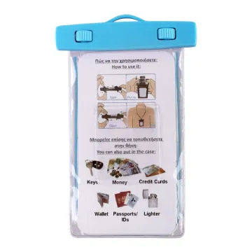 VOLTE-TEL SPORTS ARMBAND LUMINUS ΘΗΚΗ ΑΔΙΑΒΡΟΧΗ 2 IN 1 IPX8 30m MAX SIZE 14.2cm x 7.5cm (5.8in) BLUE