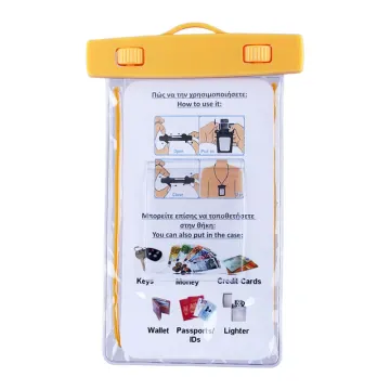 VOLTE-TEL SPORTS ARMBAND LUMINUS ΘΗΚΗ ΑΔΙΑΒΡΟΧΗ 2 IN 1 IPX8 30m MAX SIZE 14.2cm x 7.5cm (5.8in) YELLOW