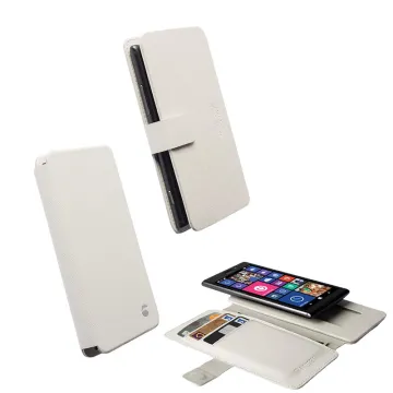 KRUSELL MALMO SLIDE ΘΗΚΗ UNIVERSAL LEATHER FLIPWALLET 2XL WHITE
