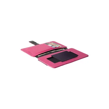 KRUSELL MALMO SLIDE ΘΗΚΗ UNIVERSAL LEATHER FLIPWALLET 2XL PINK