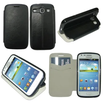 VOLTE-TEL ΘΗΚΗ SAMSUNG CORE I8260 ECO LEATHER - PU BOOK STAND BLACK