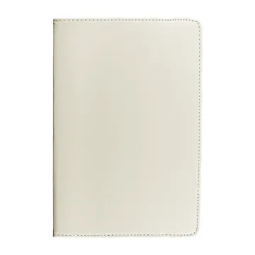 VOLTE- TEL LEATHER BOOK ROTATING STAND ΘΗΚΗ IPAD 9.7in 2017/IPAD 9.7in 2018 OFF WHITE