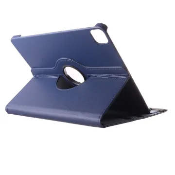 VOLTE-TEL LEATHER BOOK ROTATING STAND ΘΗΚΗ IPAD PRO 2022/IPAD PRO 2021/IPAD PRO 2020 12.9in BLUE