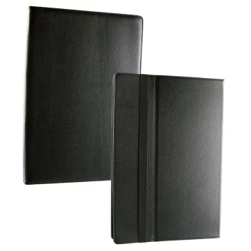 VOLTE-TEL LEATHER BOOK STAND ΘΗΚΗ TABLET 10.2in - 13.5in (33,8cm x 22,7cm) UNIVERSAL BLACK