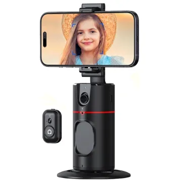 VOLTE-TEL VT141 AI AUTO FACE TRACKING SELFIE STICK TRIPOD DESKTOP GIMBAL 360 ROTATING BLACK