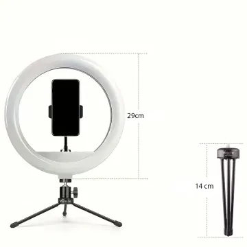 VOLTE-TEL VT122 3 COLOR LED SELFIE RING LIGHT 12