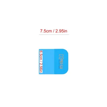 HYPER-FIX ΕΥΚΑΜΠΤΗ ΣΠΑΤΟΥΛΑ ΣΙΛΙΚΟΝΗΣ ΓΙΑ FILM ΚΑΙ TEMPERED GLASS SMALL (6,5x7,5CM) ΜΠΛΕ