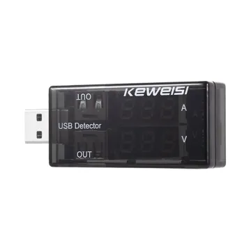 ΣΥΣΚΕΥΗ ΕΛΕΓΧΟΥ ΕΞΟΔΟΥ USB-A TESTER VOLT-AMPERE KEWEISI KWS-10VA 3-9V DUAL USB-A