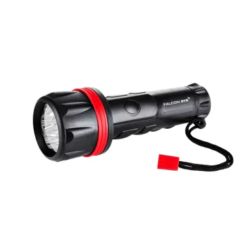 FALCON ΦΑΚΟΣ ΧΕΙΡΟΣ ΜΠΑΤΑΡΙΑΣ SIZE 2 x D 7 LED FHH0022 ΚΑΟΥΤΣΟΥΚ ΜΑΥΡΟΣ