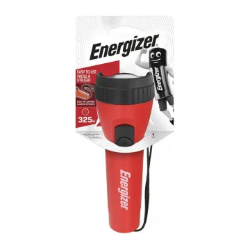 ENERGIZER ΦΑΚΟΣ ΧΕΙΡΟΣ ΜΠΑΤΑΡΙΑΣ SIZE R20/D X 2 LED ΚΑΟΥΤΣΟΥΚ 35LM 325 ΩΡΕΣ ΛΕΙΤΟΥΡΓΙΑΣ ΜΑΥΡΟ-ΚΟΚΚΙΝΟ
