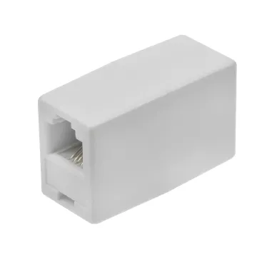 HYPER-FIX HF165 ΤΗΛΕΦΩΝΙΚΟΣ ΑΝΤΑΠΤΟΡΑΣ ΜΟΥΦΑ RJ11 6P4C ΘΗΛΥΚΟ ΑΠΟ 1 RJ11 ΣΕ 1 RJ11 ΑΣΠΡΟ