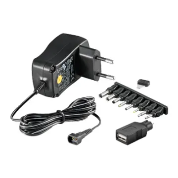 ΜΕΤΑΣΧΗΜΑΤΙΣΤΗΣ 3-12V 10W 600mA ECO (8+USB) ΚΟNΕΚΤΟΡΕΣ ΣΤΑΘΕΡ.