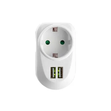 LIME ΑΝΤΑΠΤΟΡΑΣ ΣΟΥΚΟ LS-12USW 16A ΜΕ 2 USB ΘΥΡΕΣ 3.4A ΜΕ ΠΑΙΔΙΚΗ ΠΡΟΣΤΑΣΙΑ/ΓΕΙΩΣΗ ΚΑΙ ΥΠΕΡΤΑΣΗΣ ΣΤΙΣ 2 ΘΥΡΕΣ USB ΑΣΠΡΟ