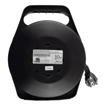 LIME ΜΙΝΙ ΜΠΑΛΑΝΤΕΖΑ 4 ΘΕΣΕΩΝ LS-RE10M 16A ΜΕ ΔΙΑΚΟΠΤΗ/ΠΑΙΔΙΚΗ ΠΡΟΣΤΑΣΙΑ/ΥΠΕΡΤΑΣΗΣ ΚΑΙ ΥΠΕΡΦΟΡΤΩΣΗΣ (3x1.5mm) 10.0m ΜΑΥΡΟ