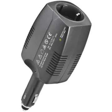 INVERTER MWDA75 ΑΠΟ 12V - 13.8V ΣΕ 220/240V 75 WATT