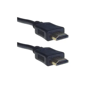 HDMI CABLE 19 PIN 1.5m(HDMI 1.4)BLACK HiSpeed ETHERNET GOLD BULK