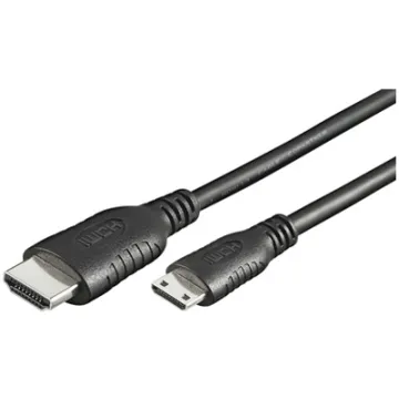 HDMI CABLE 19 PIN 5.0m (HDMI mini 1.3) BLACK