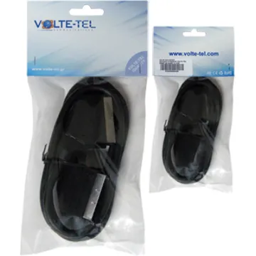 SCART ΣΕ SCART 21 PIN ΚΑΛΩΔΙΟ ΣΥΝΔΕΣΗΣ VOLTE-TEL 1.5m
