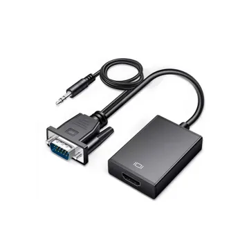 NSP N15 ΜΕΤΑΤΡΟΠΕΑΣ VGA/VGA/3.5mm MALE TO HDMI FEMALE 1920x1080 BLACK
