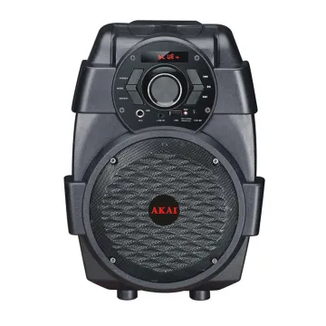 AKAI ABTS-806 PARTY SPEAKER ΦΟΡΗΤΟ ΗΧΕΙΟ BLUETOOTH ΜΕ USB, AUX-IN ΚΑΙ ΕΙΣΟΔΟ ΜΙΚΡΟΦΩΝΟΥ 10W ΓΙΑ ΚΑΡΑΟΚΕ
