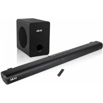 AKAI ASB-7WSW ΑΣΥΡΜΑΤΑ SOUNDBAR ΚΑΙ SUBWOOFER ΜΕ BLUETOOTH, USB, AUX-IN 120W RMS ΟΠΤΙΚΗ ΙΝΑ ΚΑΙ HDMI
