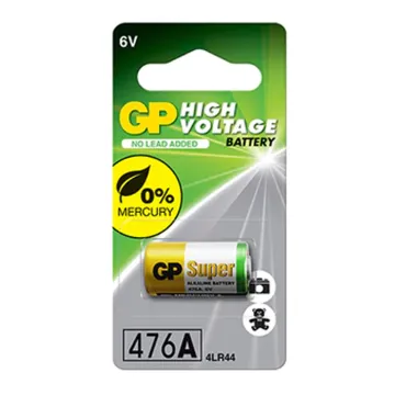 GP ΜΠΑΤΑΡΙΕΣ ΑΛΚΑΛΙΚΕΣ ΤΗΛΕΧΕΙΡΙΣΜΟΥ 476A/4LR44/PX28A/544A/A544 6V 105mAh SUPER ALKALINE 1/BLISTER