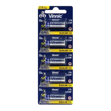 VINNIC ΜΠΑΤΑΡΙΕΣ ΑΛΚΑΛΙΚΕΣ ΤΗΛΕΧΕΙΡΙΣΜΟΥ 27A/A27 12V 22mAh ALKALINE 1 ΤΕΜ. 5/BLISTER