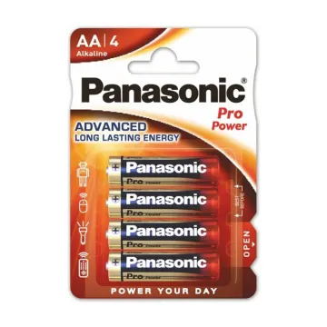 PANASONIC ΜΠΑΤΑΡΙΕΣ ΑΛΚΑΛΙΚΕΣ AA LR06 1.5V ALKALINE PRO POWER 4/BLISTER