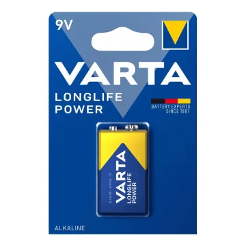 VARTA ΜΠΑΤΑΡΙΕΣ ΑΛΚΑΛΙΚΕΣ 9V 6LR61/6LF22 ALKALINE LONGLIFE POWER 1/BLISTER