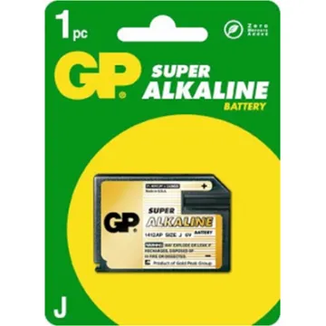 GP ΜΠΑΤΑΡΙΕΣ ΑΛΚΑΛΙΚΕΣ 6V 4LR61/SIZE J ΓΙΑ ΜΕΤΡΗΤΗ ΣΑΚΧΑΡΟΥ ALKALINE 1/BLISTER