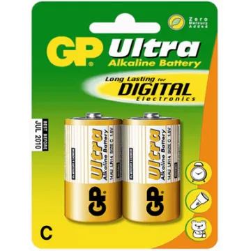 GP ΜΠΑΤΑΡΙΕΣ ΑΛΚΑΛΙΚΕΣ C LR14 1.5V ALKALINE LONG LASTING ULTRA 2/BLISTER