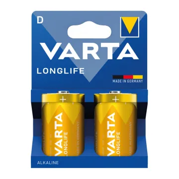VARTA ΜΠΑΤΑΡΙΕΣ ΑΛΚΑΛΙΚΕΣ D LR20 1.5V LONGLIFE VALUE PACK 2/BLISTER