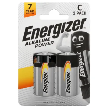ENERGIZER ΜΠΑΤΑΡΙΕΣ ΑΛΚΑΛΙΚΕΣ C LR14 1.5V ALKALINE POWER 2/BLISTER