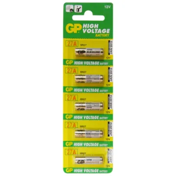GP ΜΠΑΤΑΡΙΕΣ ΑΛΚΑΛΙΚΕΣ ΤΗΛΕΧΕΙΡΙΣΜΟΥ 27A/A27 12V ALKALINE 1 ΤΕΜ. 5/BLISTER