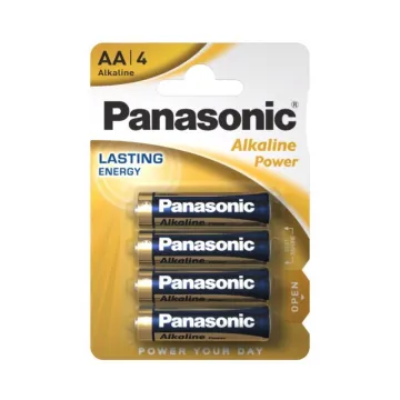 PANASONIC ΜΠΑΤΑΡΙΕΣ ΑΛΚΑΛΙΚΕΣ AA LR06 1.5V ALKALINE POWER 4/BLISTER