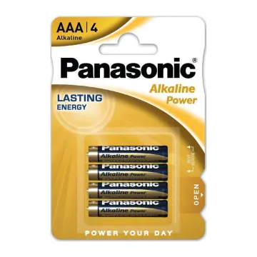 PANASONIC ΜΠΑΤΑΡΙΕΣ ΑΛΚΑΛΙΚΕΣ AAA LR03 1.5V ALKALINE POWER 4/BLISTER