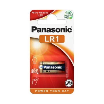 PANASONIC ΜΠΑΤΑΡΙΕΣ ΑΛΚΑΛΙΚΕΣ LR1/LR01/N/E90/910A 1.5V MICRO ALKALINE 1/BLISTER