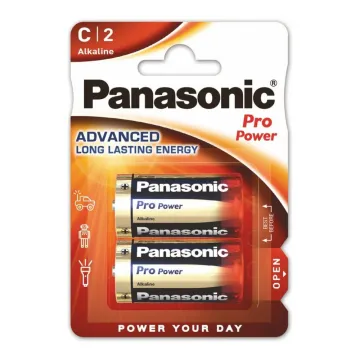PANASONIC ΜΠΑΤΑΡΙΕΣ ΑΛΚΑΛΙΚΕΣ C LR14 1.5V ALKALINE PRO POWER 2/BLISTER