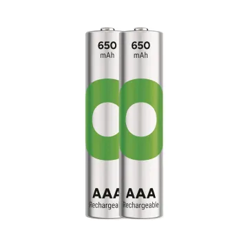 GP ΜΠΑΤΑΡΙΕΣ ΕΠΑΝΑΦΟΡΤΙΖΟΜΕΝΕΣ AAA/HR03 1.2V 650mAh Ni-MH RECYKO READY TO USE 2/BLISTER