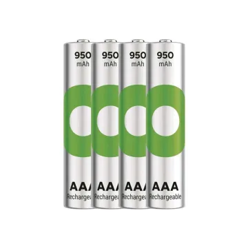 GP ΜΠΑΤΑΡΙΕΣ ΕΠΑΝΑΦΟΡΤΙΖΟΜΕΝΕΣ AAA/HR03 1.2V 950mAh Ni-MH RECYKO READY TO USE 4/BLISTER