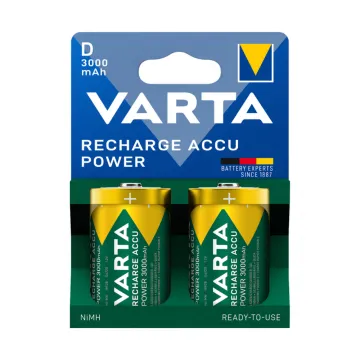 VARTA RECHARGE ACCU POWER READY-TO-USE ΜΠΑΤΑΡΙΕΣ ΕΠΑΝΑΦΟΡΤΙΖΟΜΕΝΕΣ D/HR20 1.2V 3000mAh Ni-MH 2/BLISTER