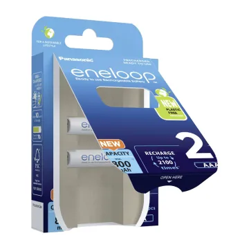 PANASONIC ΜΠΑΤΑΡΙΕΣ ΕΠΑΝΑΦΟΡΤΙΖΟΜΕΝΕΣ AAA/HR03 1.2V 800mAh Ni-MH ENELOOP 2/BLISTER