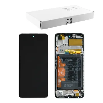 HUAWEI P SMART 2021 ΟΘΟΝΗ IPS + TOUCH SCREEN + LENS + FRAME + BATTERY 02354ADC BLACK ORIGINAL SERVICE PACK