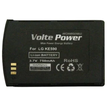 ΜΠΑΤΑΡΙΑ LG KE590 BLACK 750mAh Li-ion VoltePower