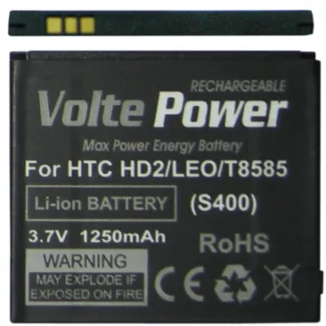 ΜΠΑΤΑΡΙΑ HTC T8585 HD2 LEO 1250mAh Li-ion VoltePower